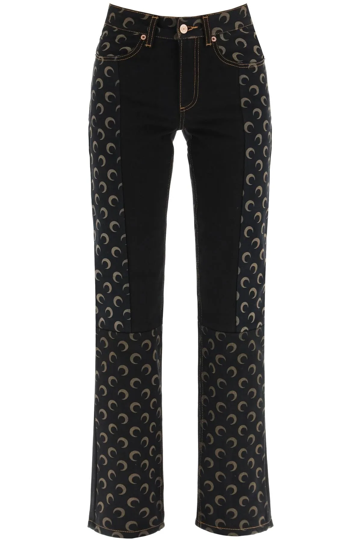 Marine Serre Moon Printed Jeans