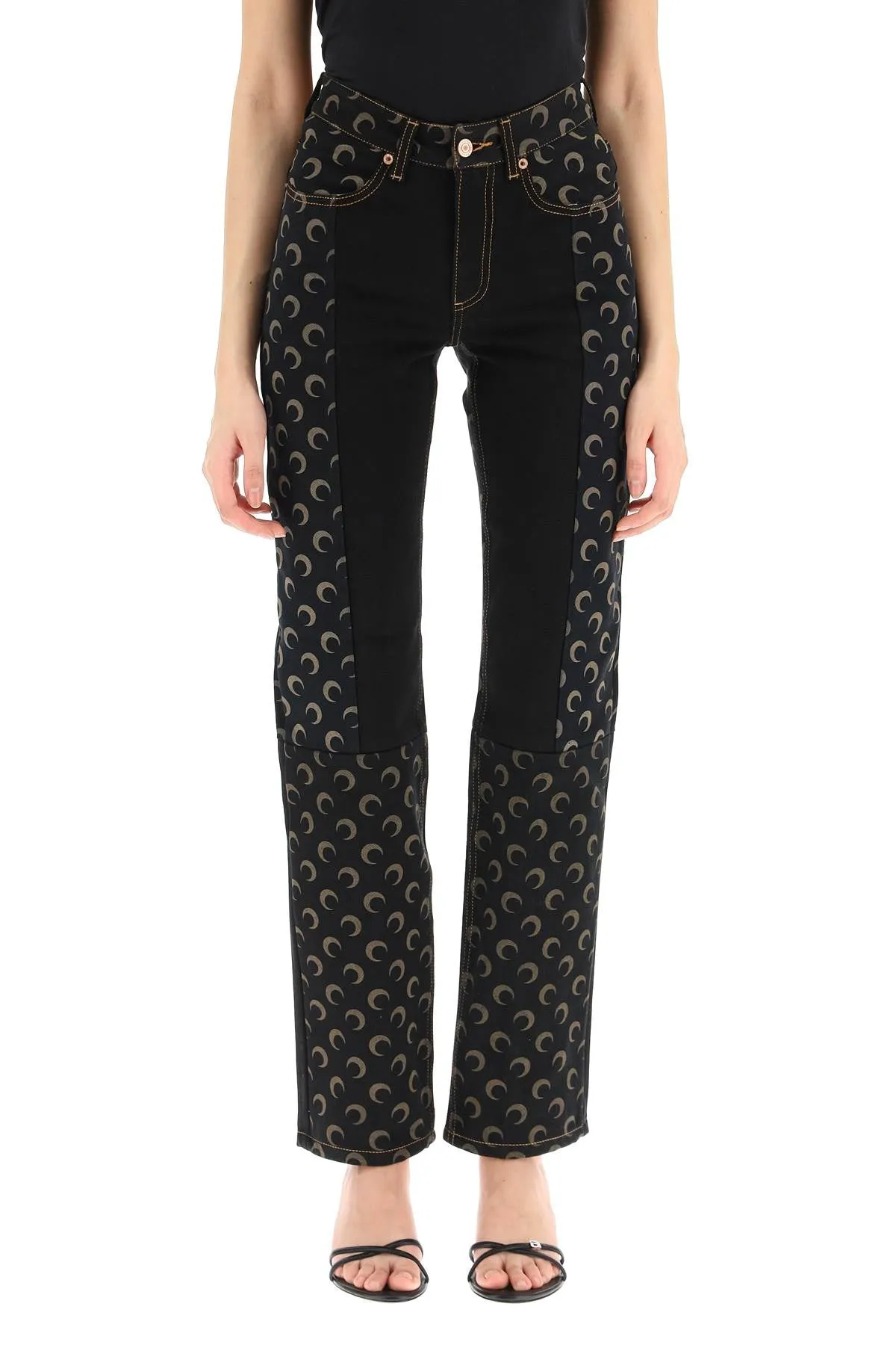Marine Serre Moon Printed Jeans