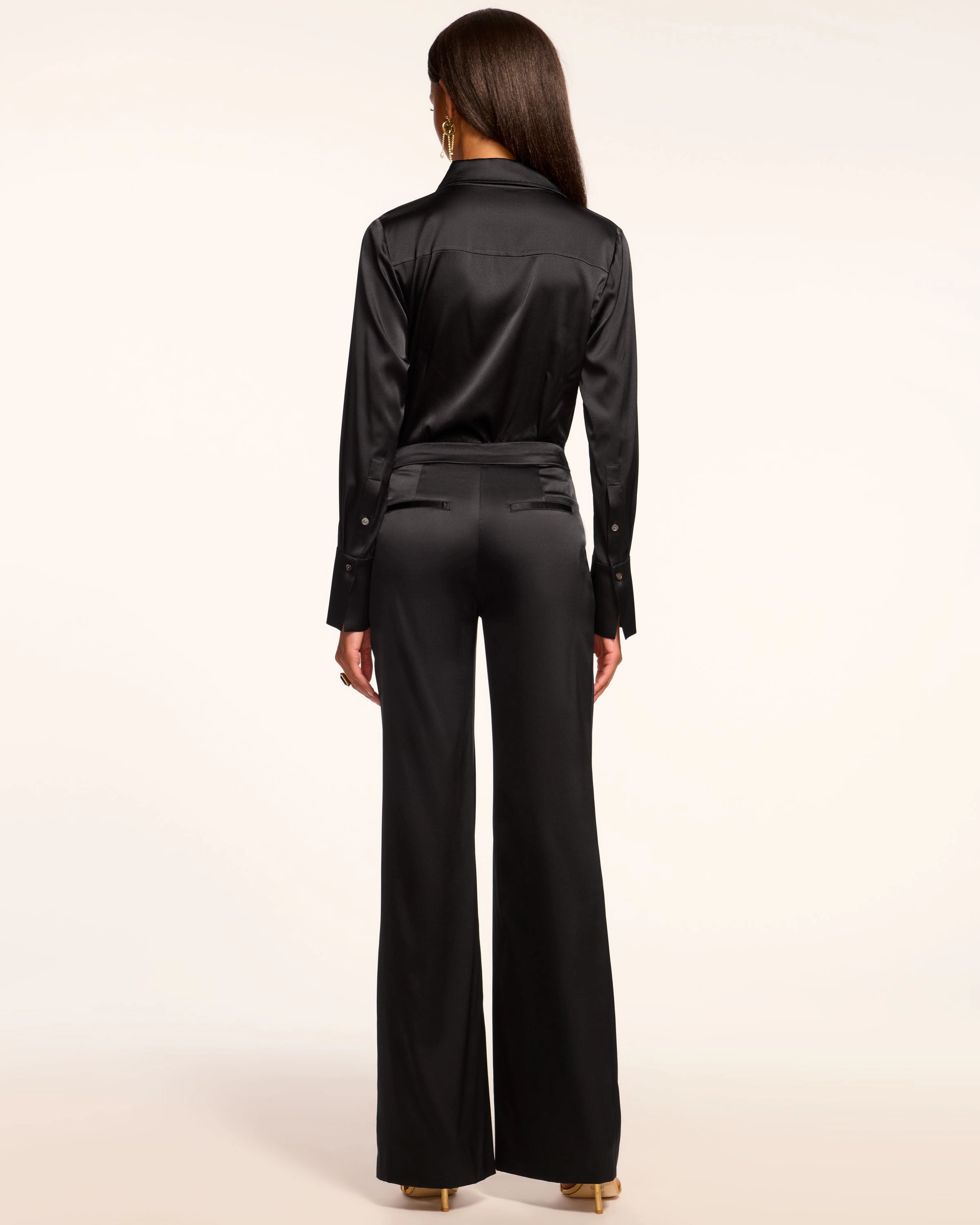 Marvia Stretch Silk Pant