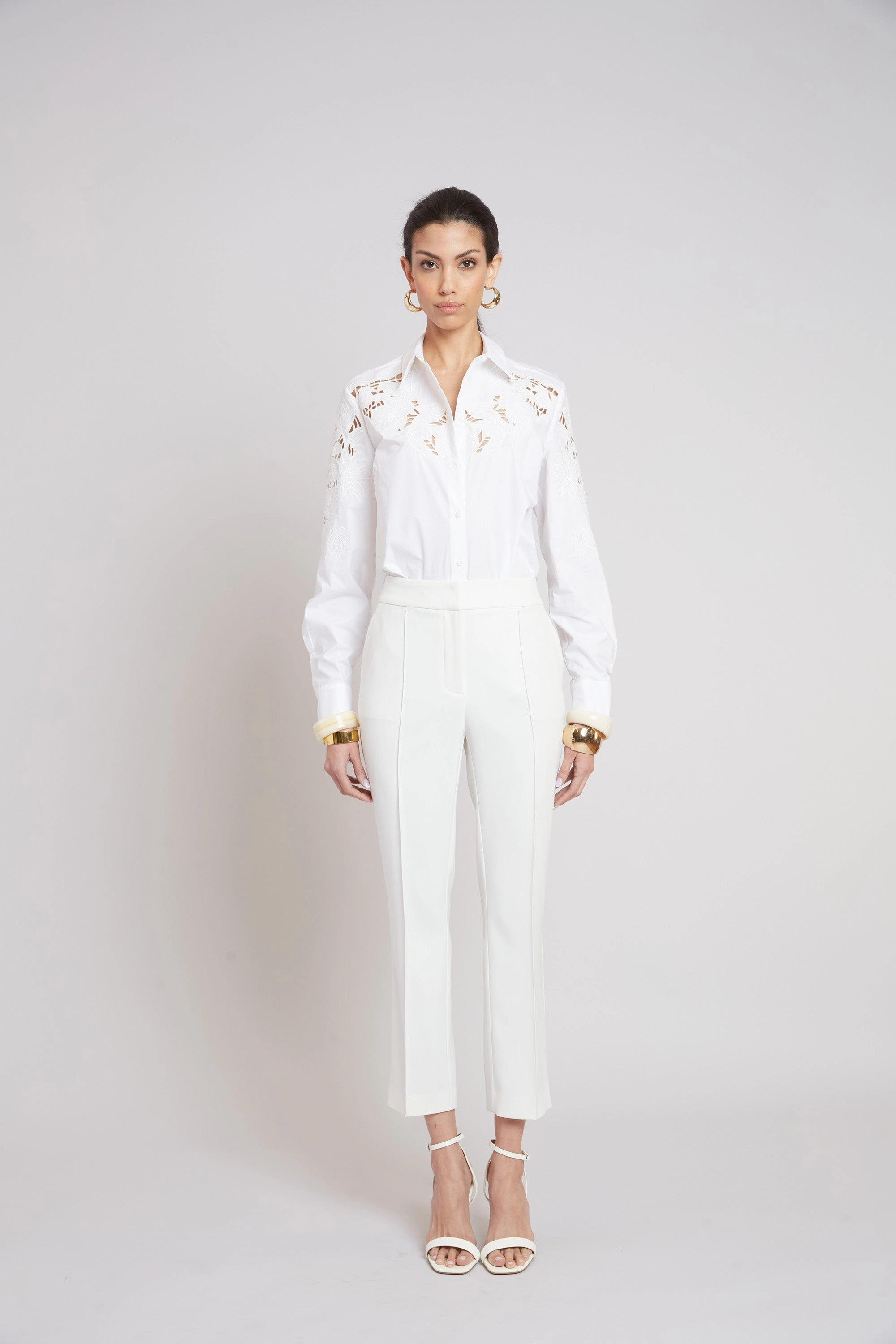 Micro Flare Crepe Pant