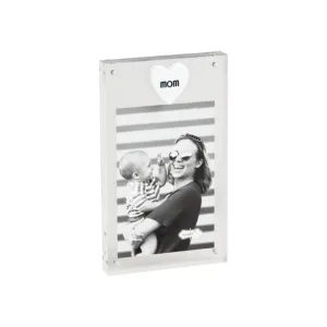Mud Pie Acrylic Mom Plaque Frame - 4x6