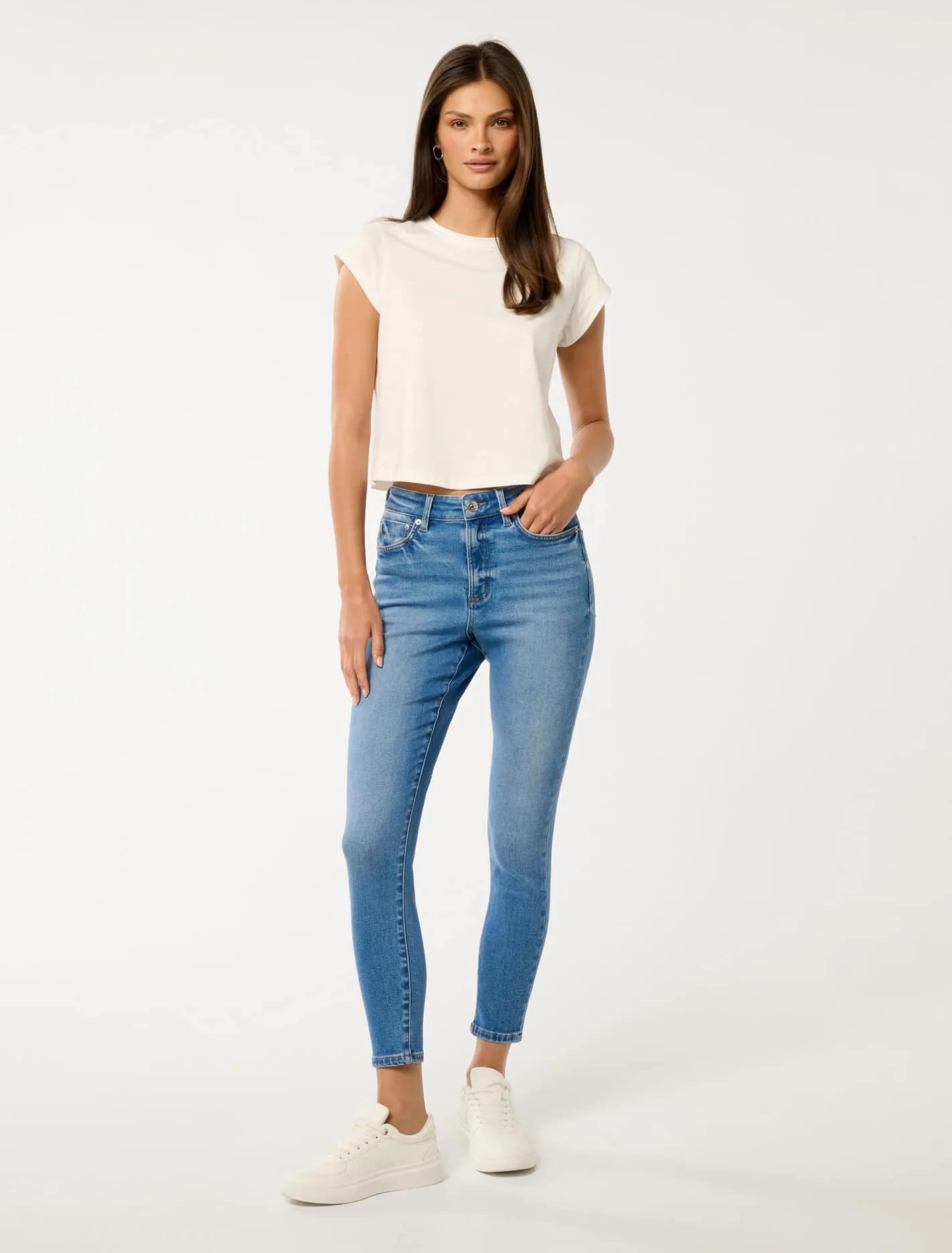Nala Mid-Rise Skinny Jeans