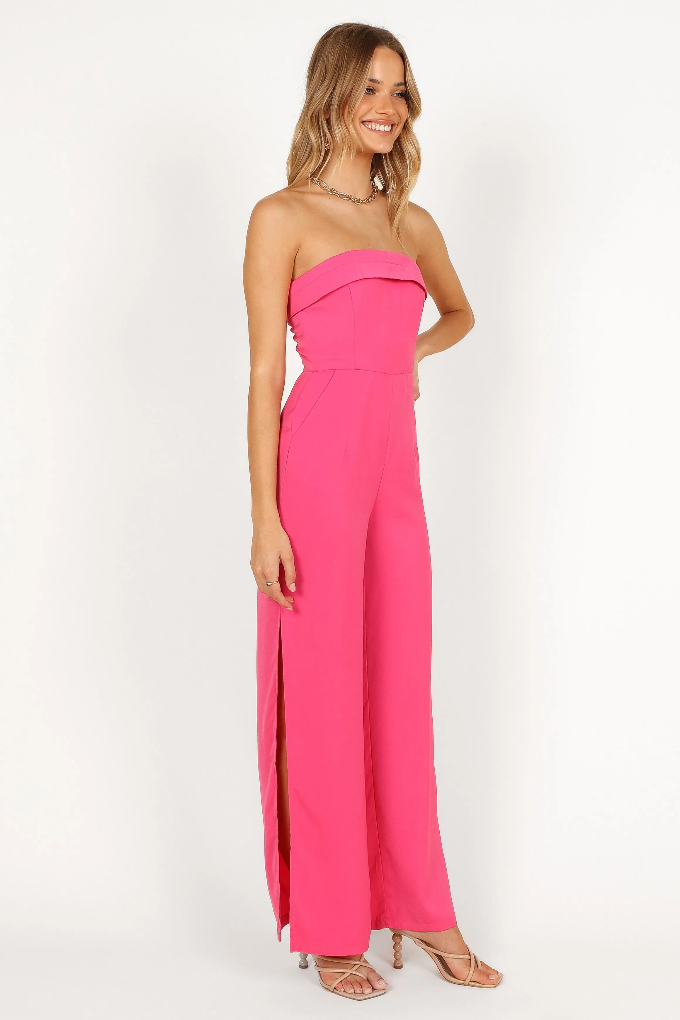 Nami Jumpsuit - Fuchsia