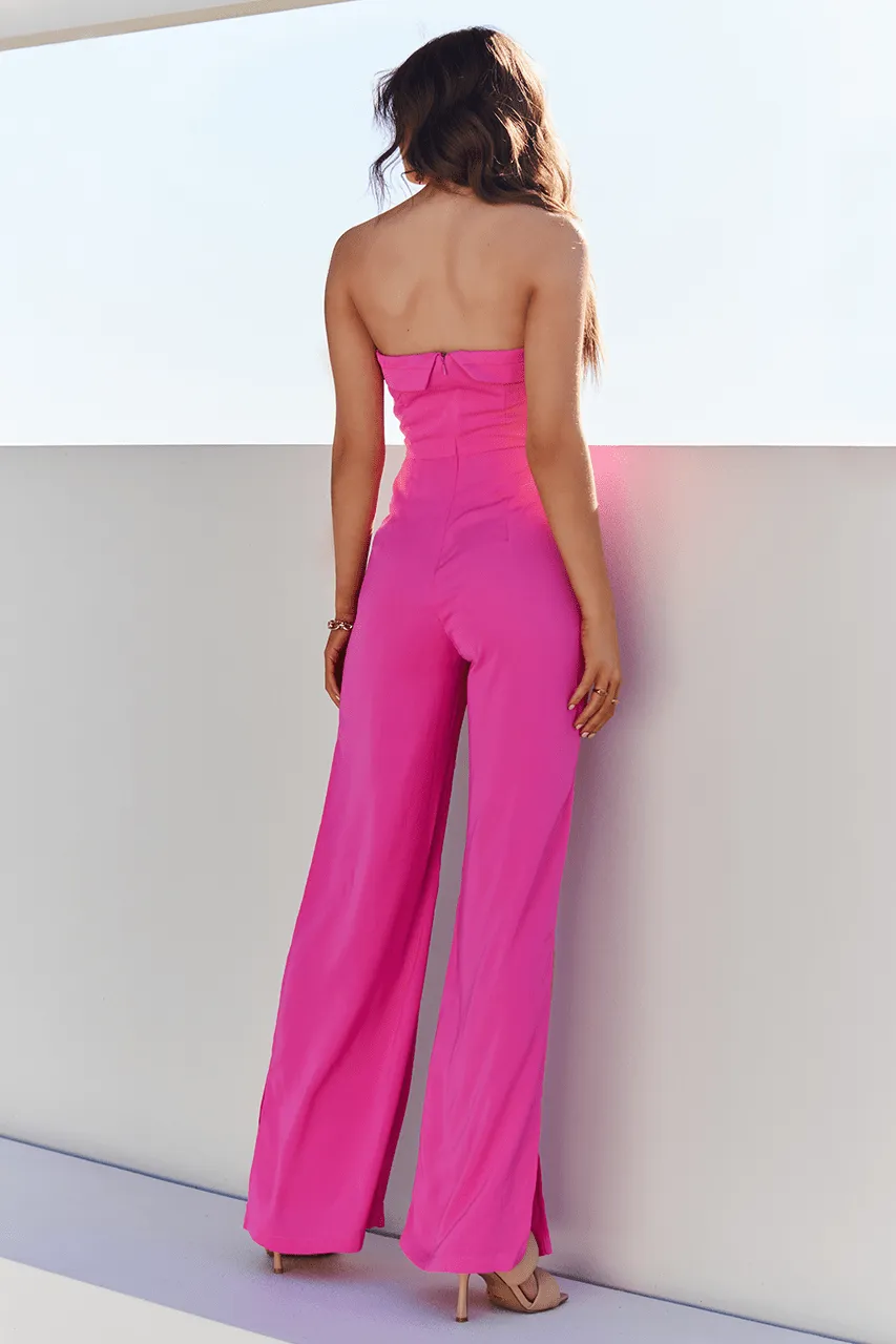 Nami Jumpsuit - Fuchsia