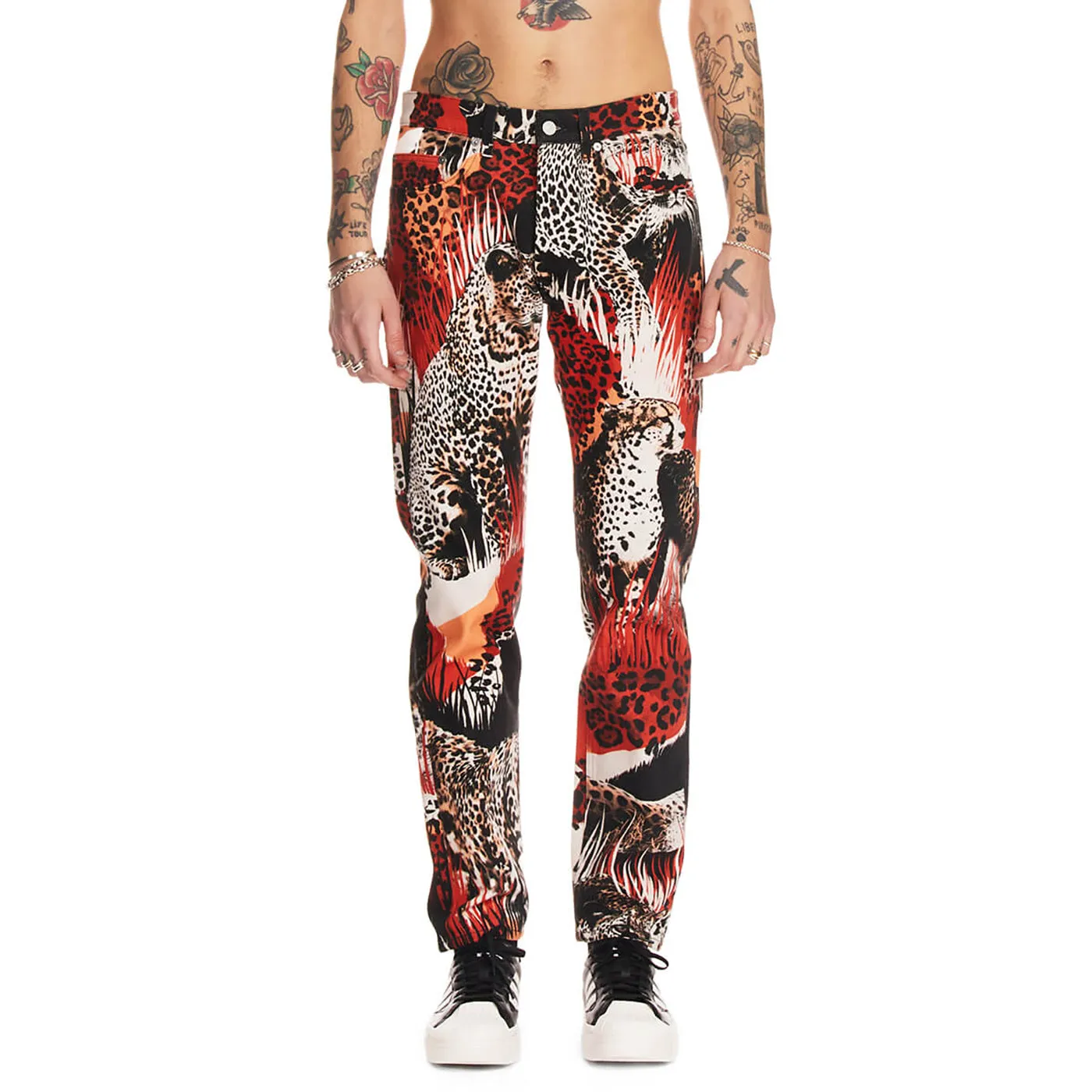 Napa By Martine Rose Animal Printed Jeans