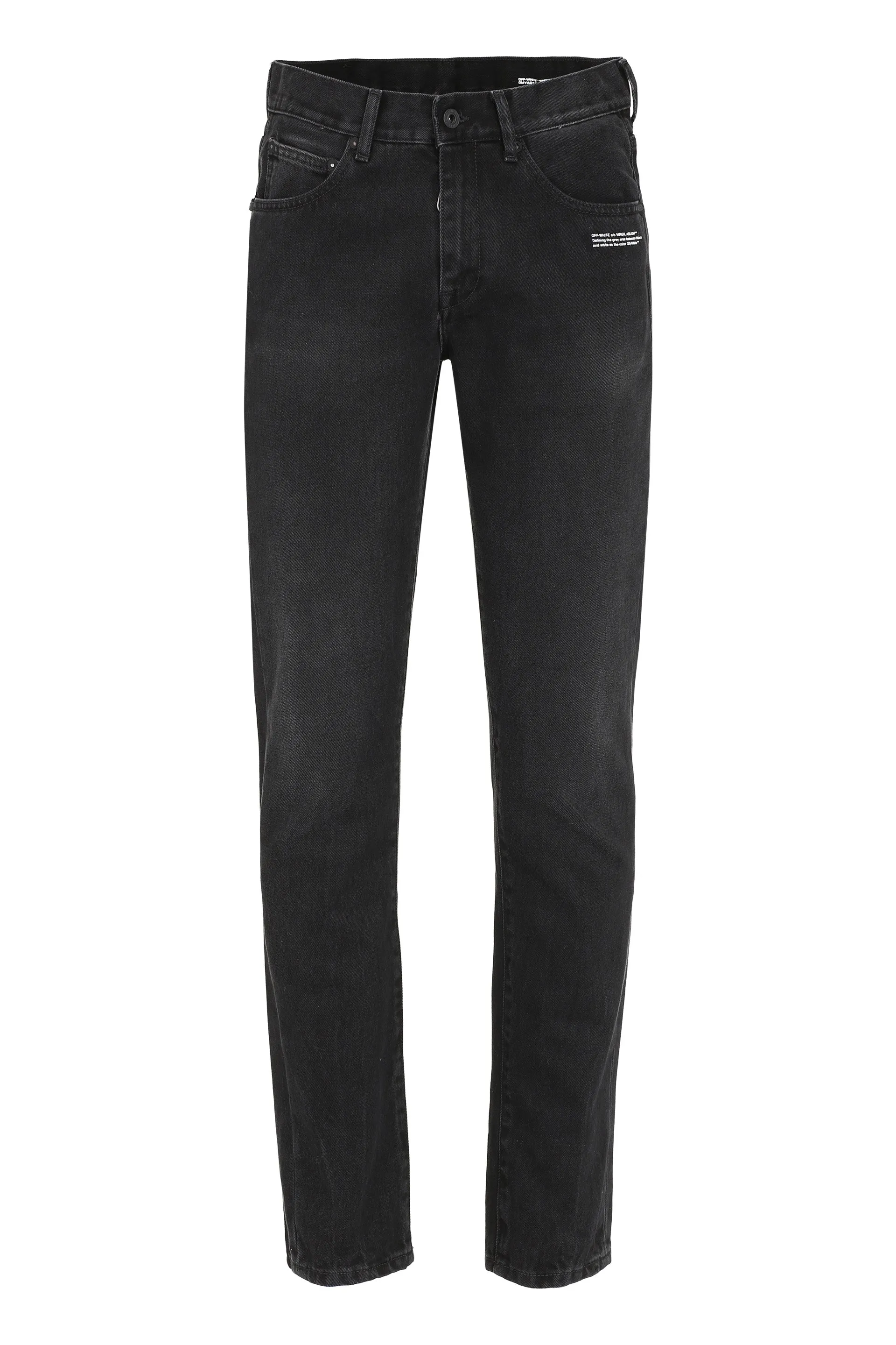 Off-White Logo Printed Jeans