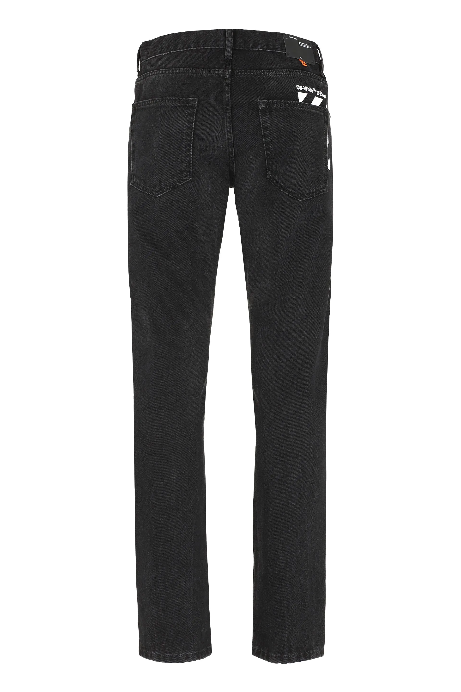 Off-White Logo Printed Jeans