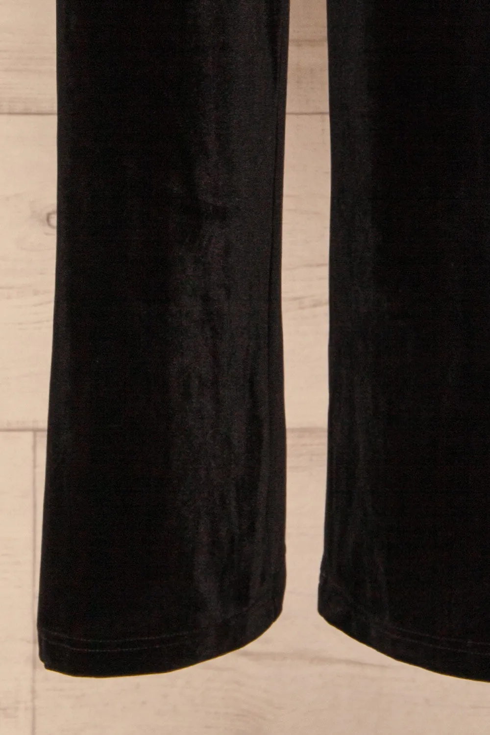 Ostroleka | Black Velvet Pants