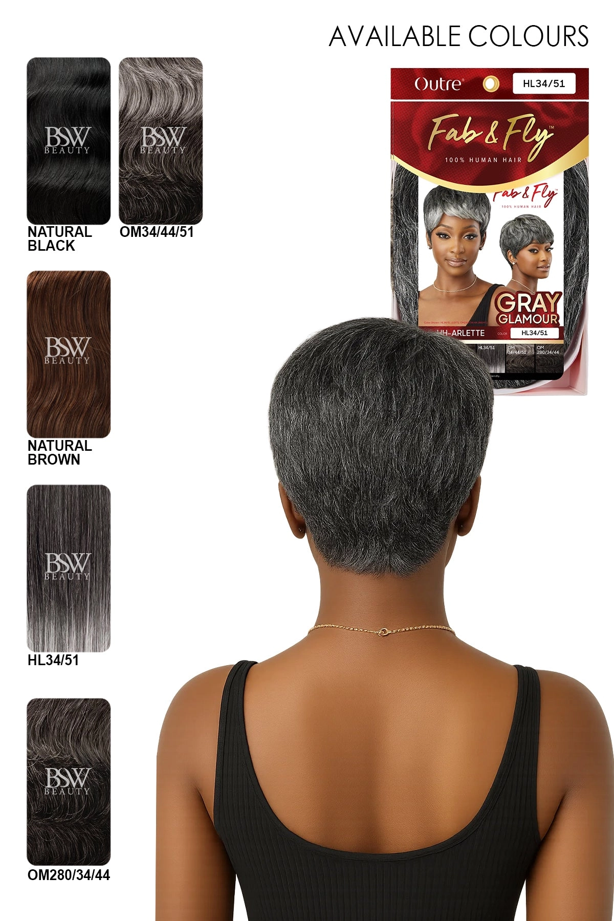 OUTRE FAB&FLY GRAY GLAMOUR  ARLETTE