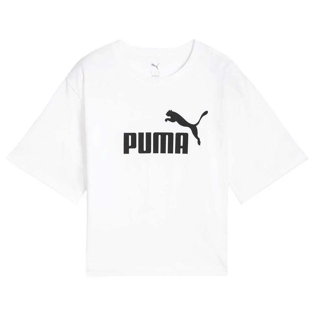Puma - Women's Essentials Cropped No. 1 Logo Relaxed T-Shirt (684972 02)