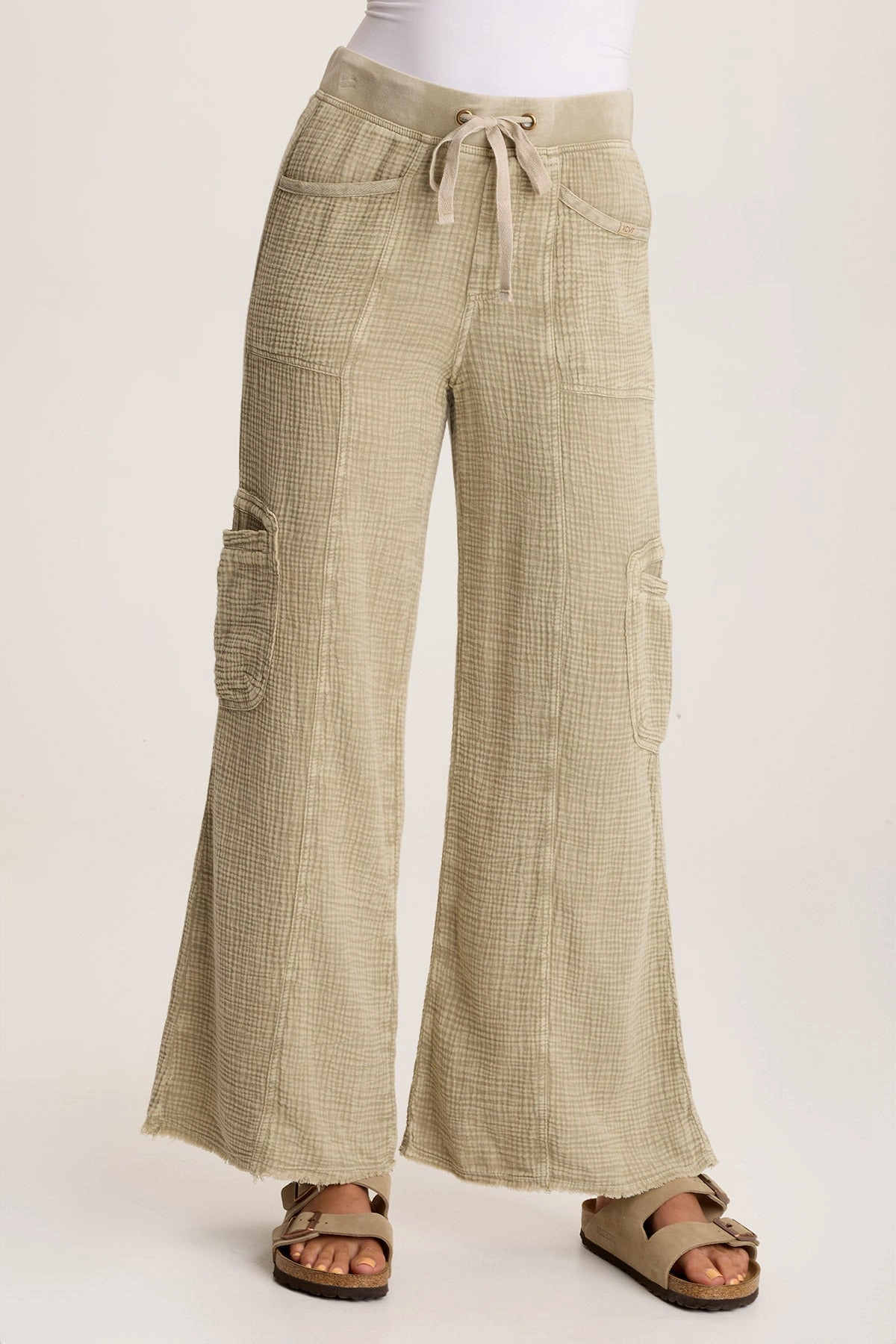 Rizal Gauze Pocket Flare Pant