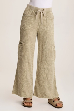Rizal Gauze Pocket Flare Pant