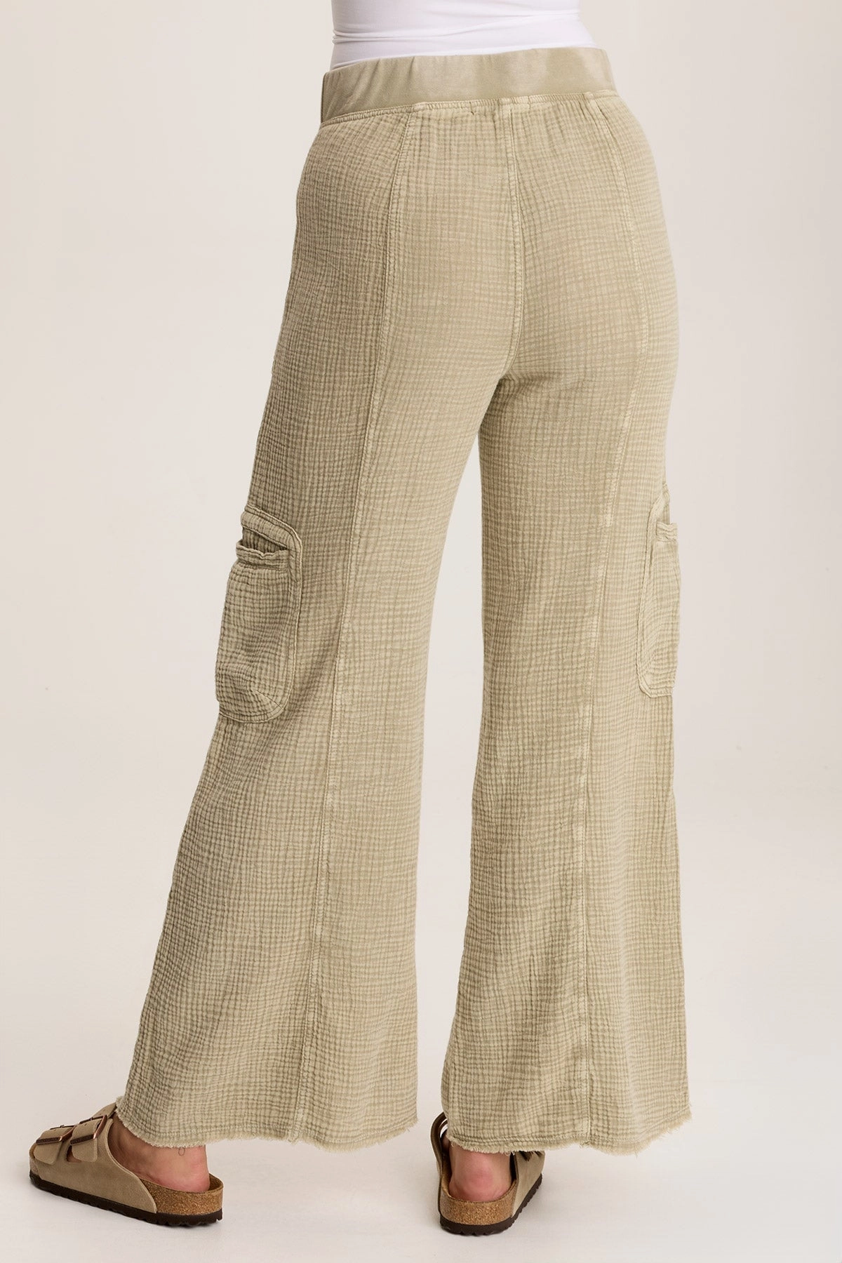 Rizal Gauze Pocket Flare Pant