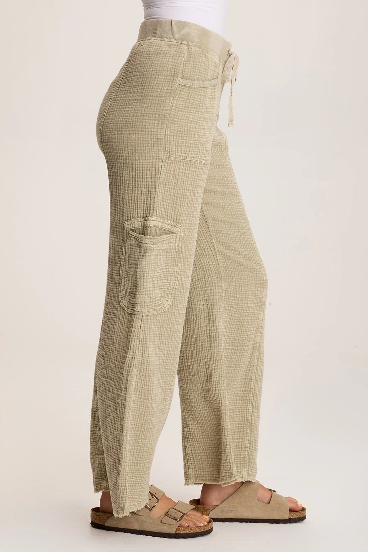 Rizal Gauze Pocket Flare Pant