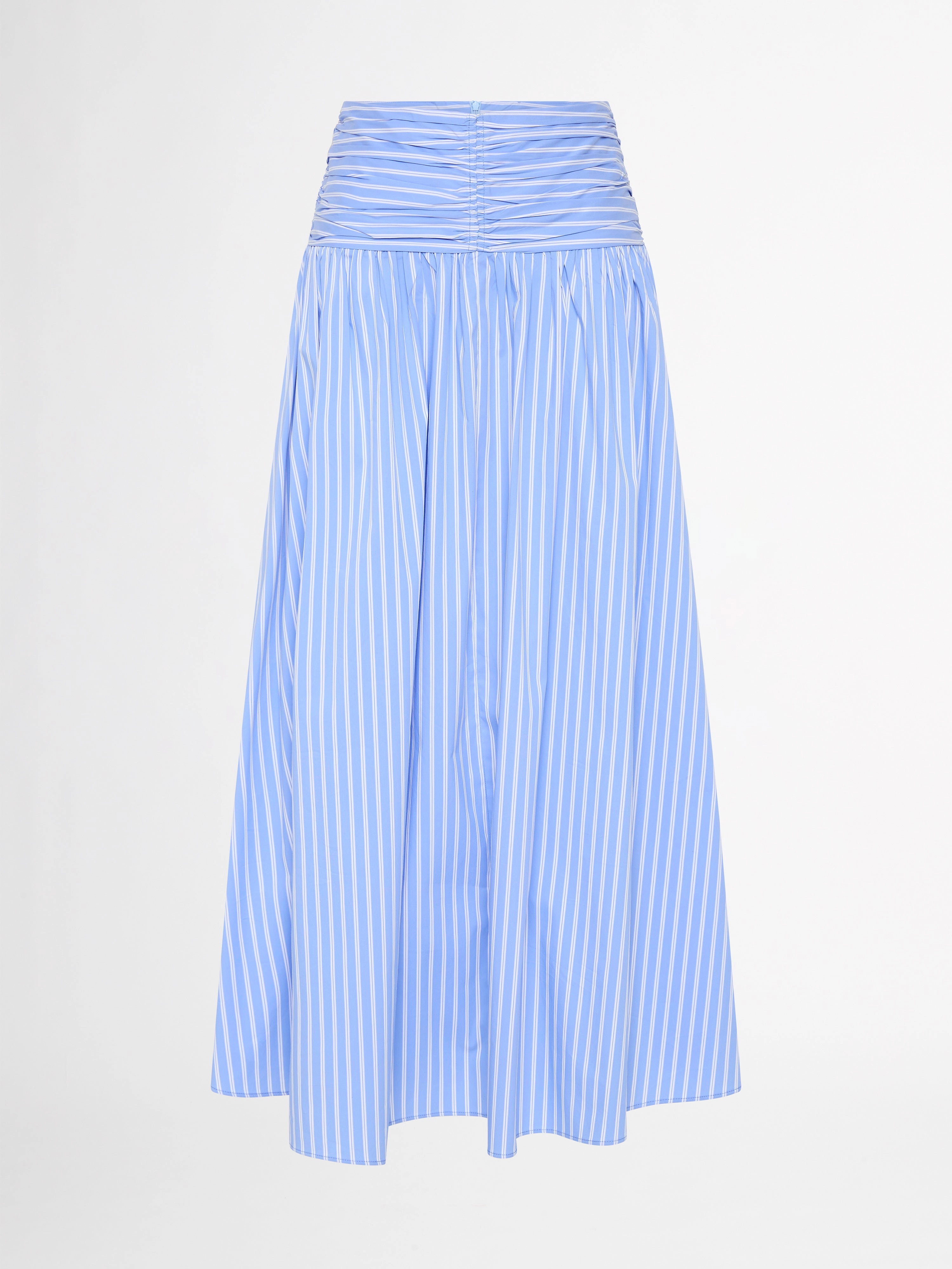 RUMI STRIPE MIDI SKIRT