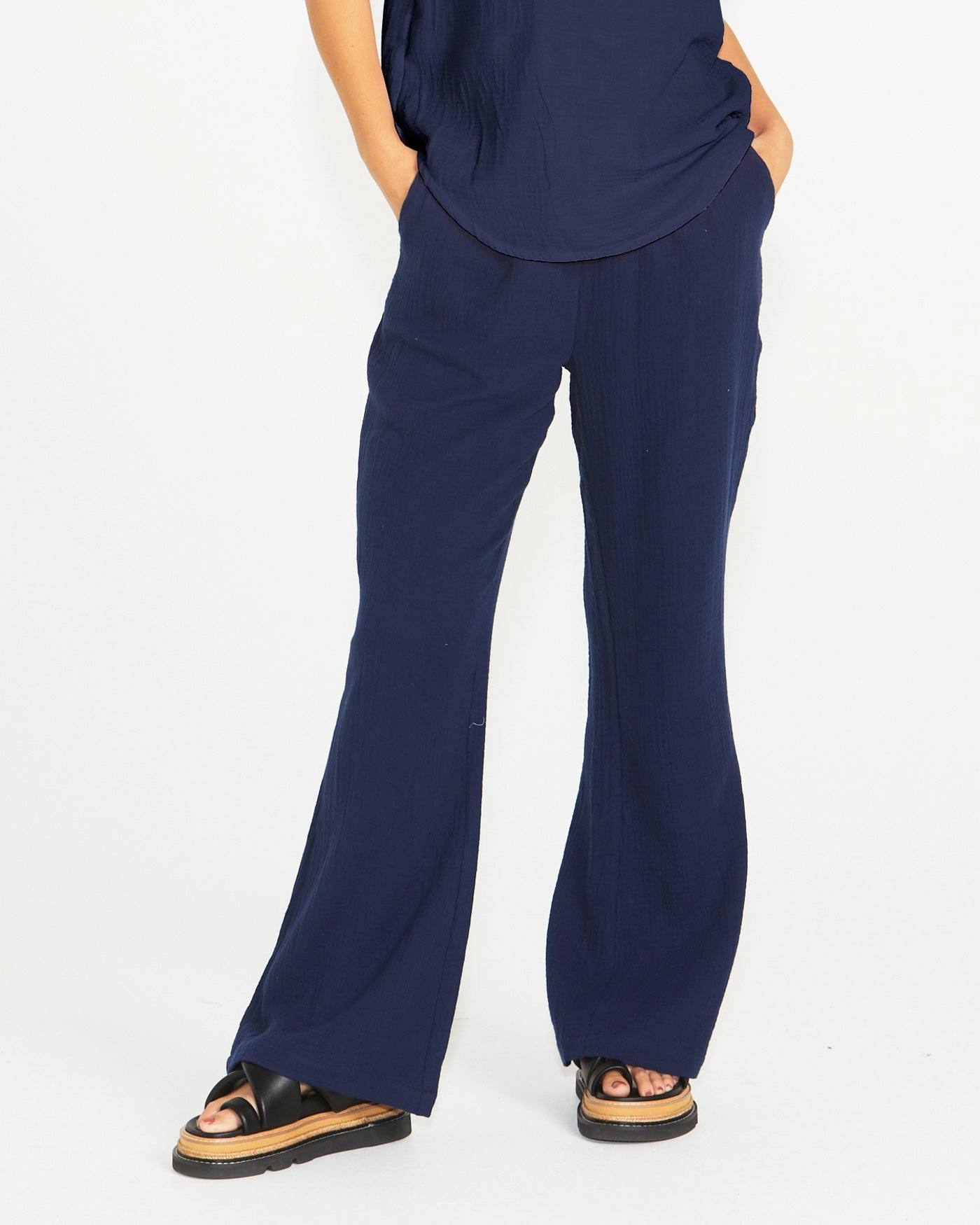 Sass Henny Pants Navy
