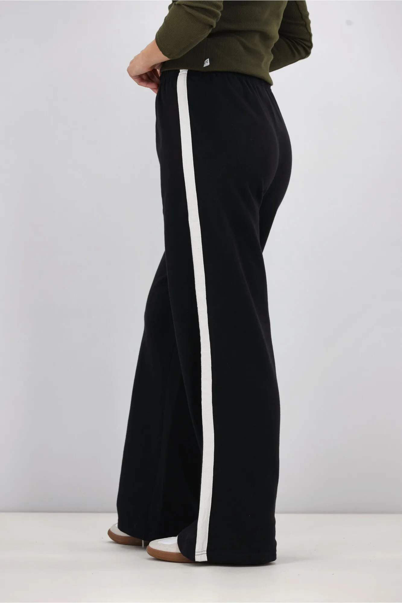 Shine On Essentials Panel Track Pant Black