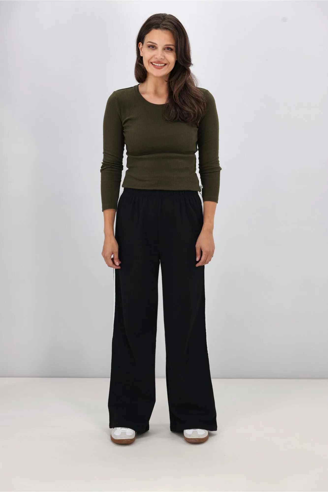 Shine On Essentials Panel Track Pant Black