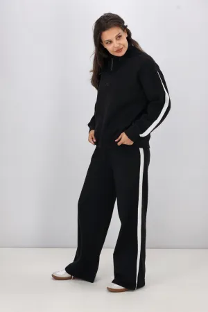 Shine On Essentials Panel Track Pant Black