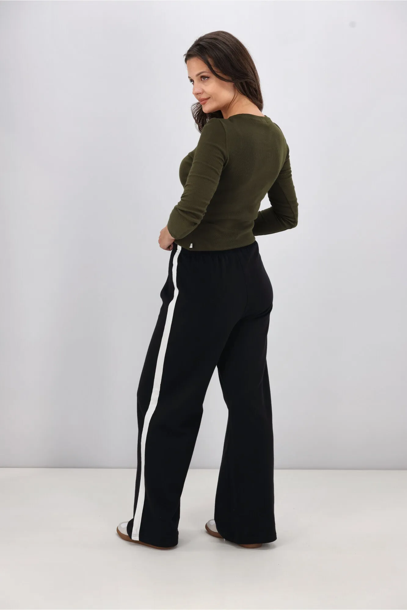 Shine On Essentials Panel Track Pant Black