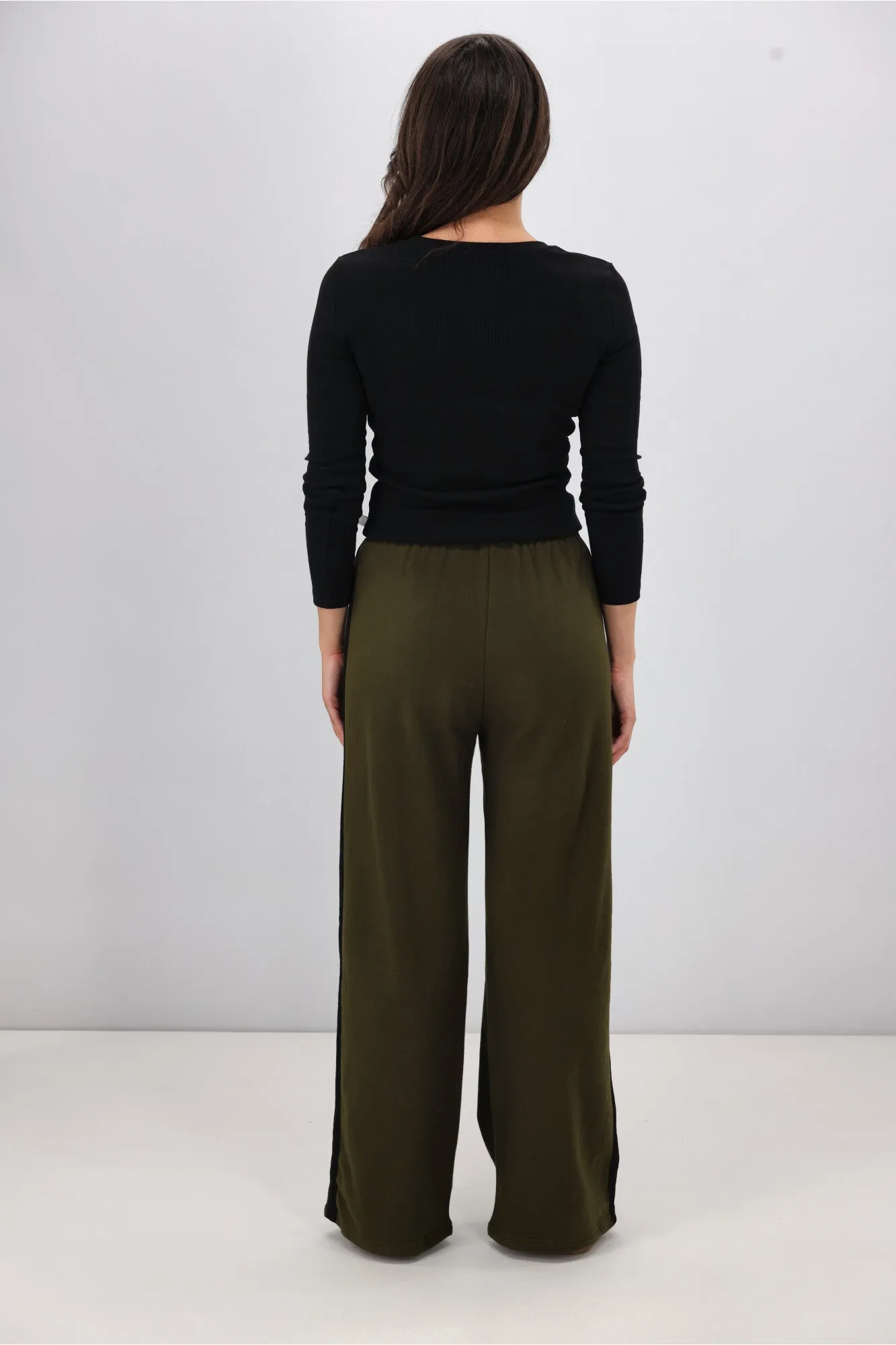 Shine On Essentials Panel Track Pant Olive