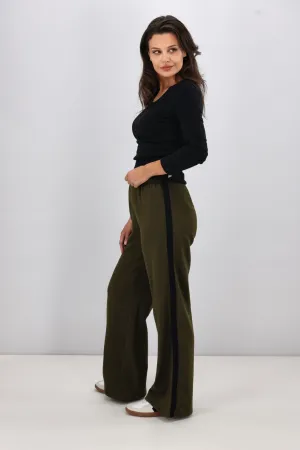 Shine On Essentials Panel Track Pant Olive