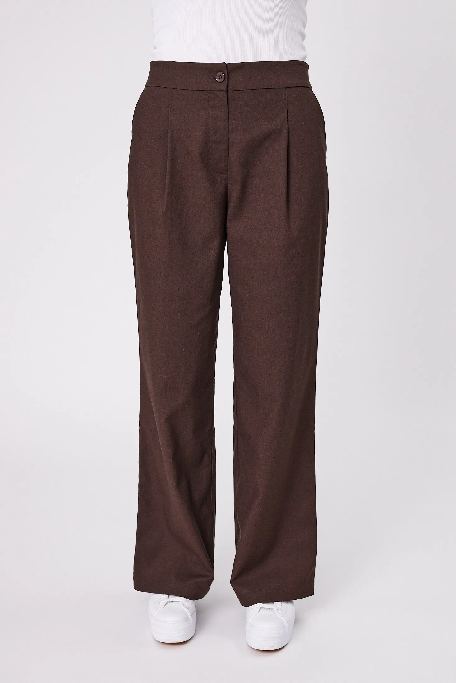 Shine On Label Zephyr Pants Chocolate