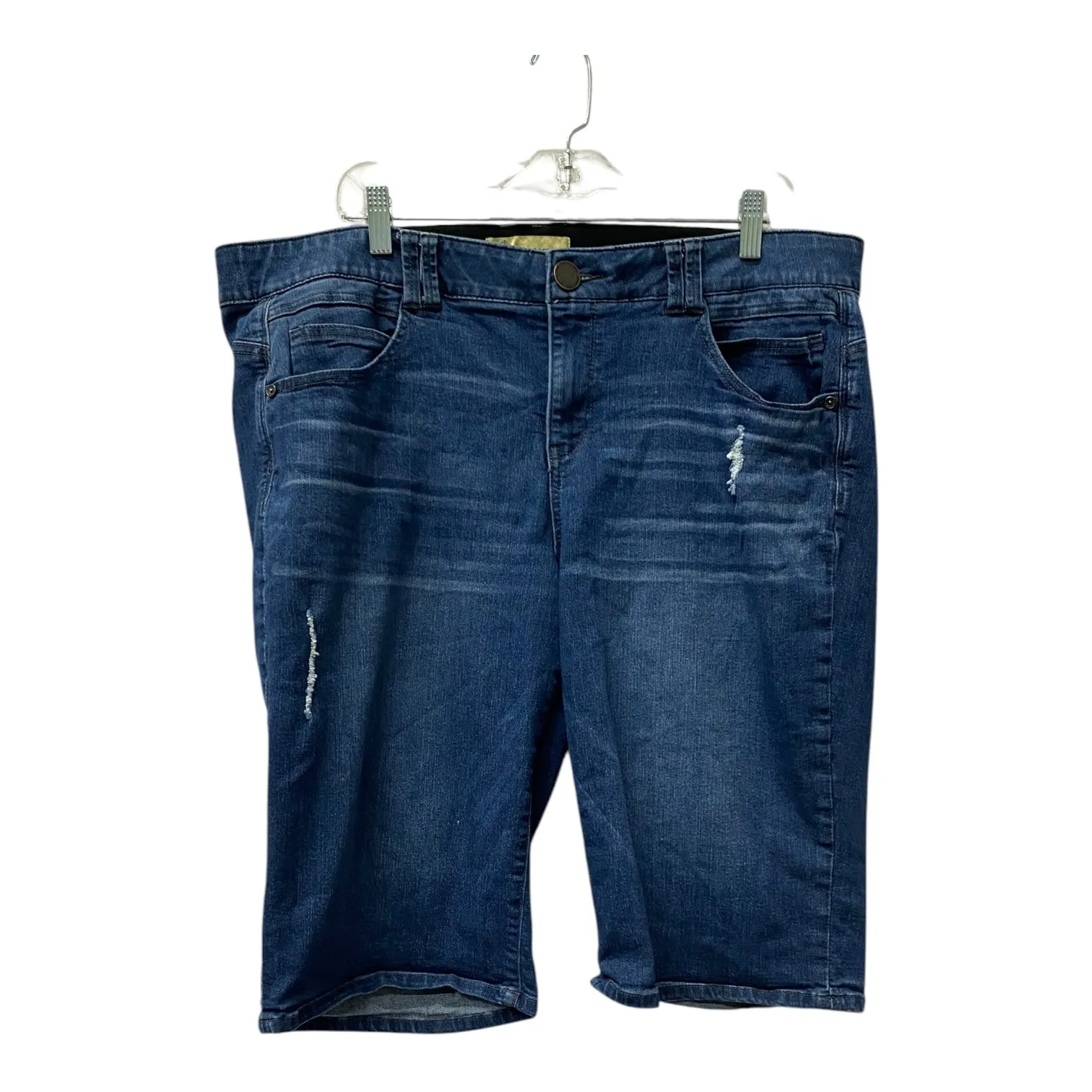 Shorts By Democracy In Blue Denim, Size:20