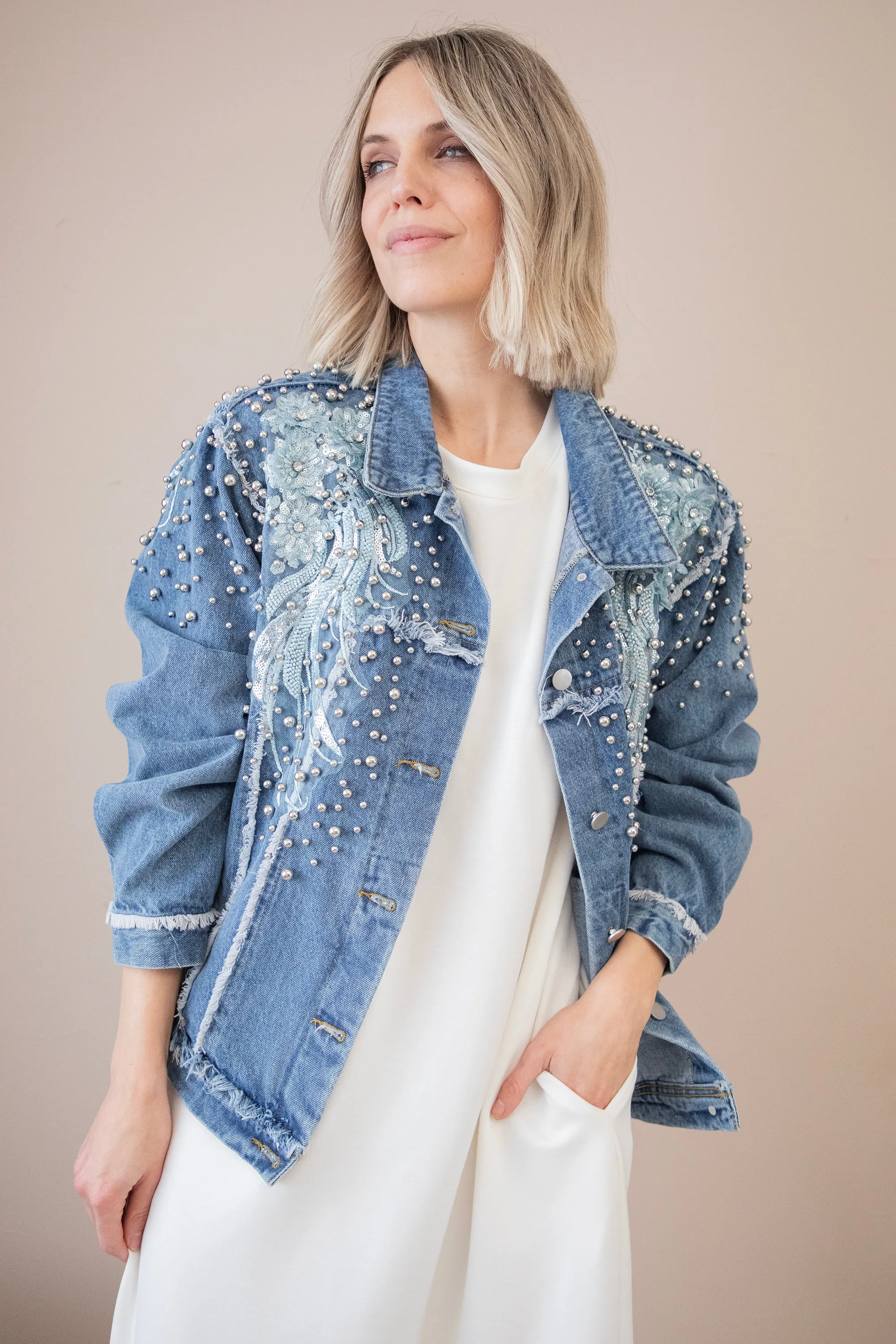 Sophia Pearl Blue - Jacket