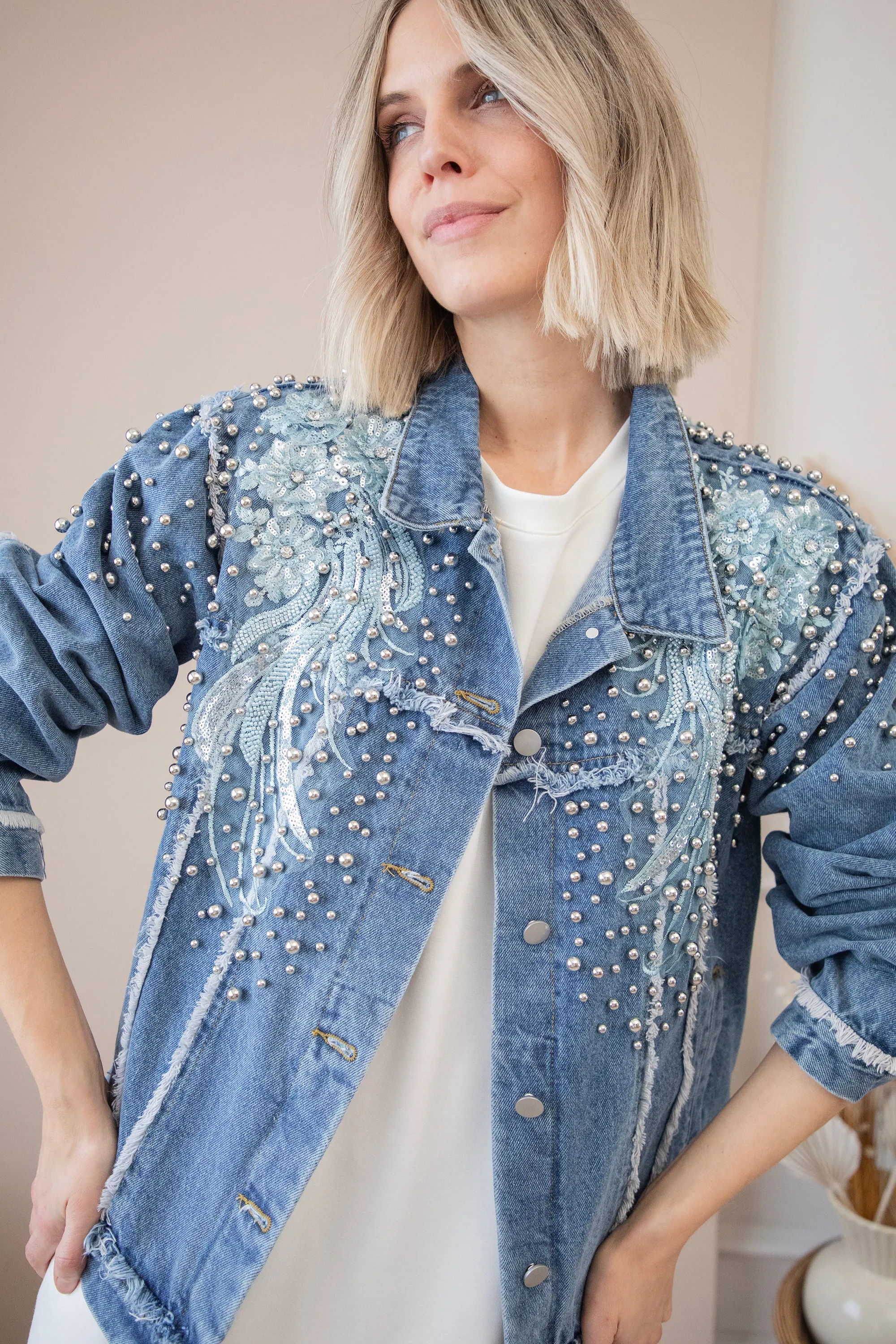 Sophia Pearl Blue - Jacket