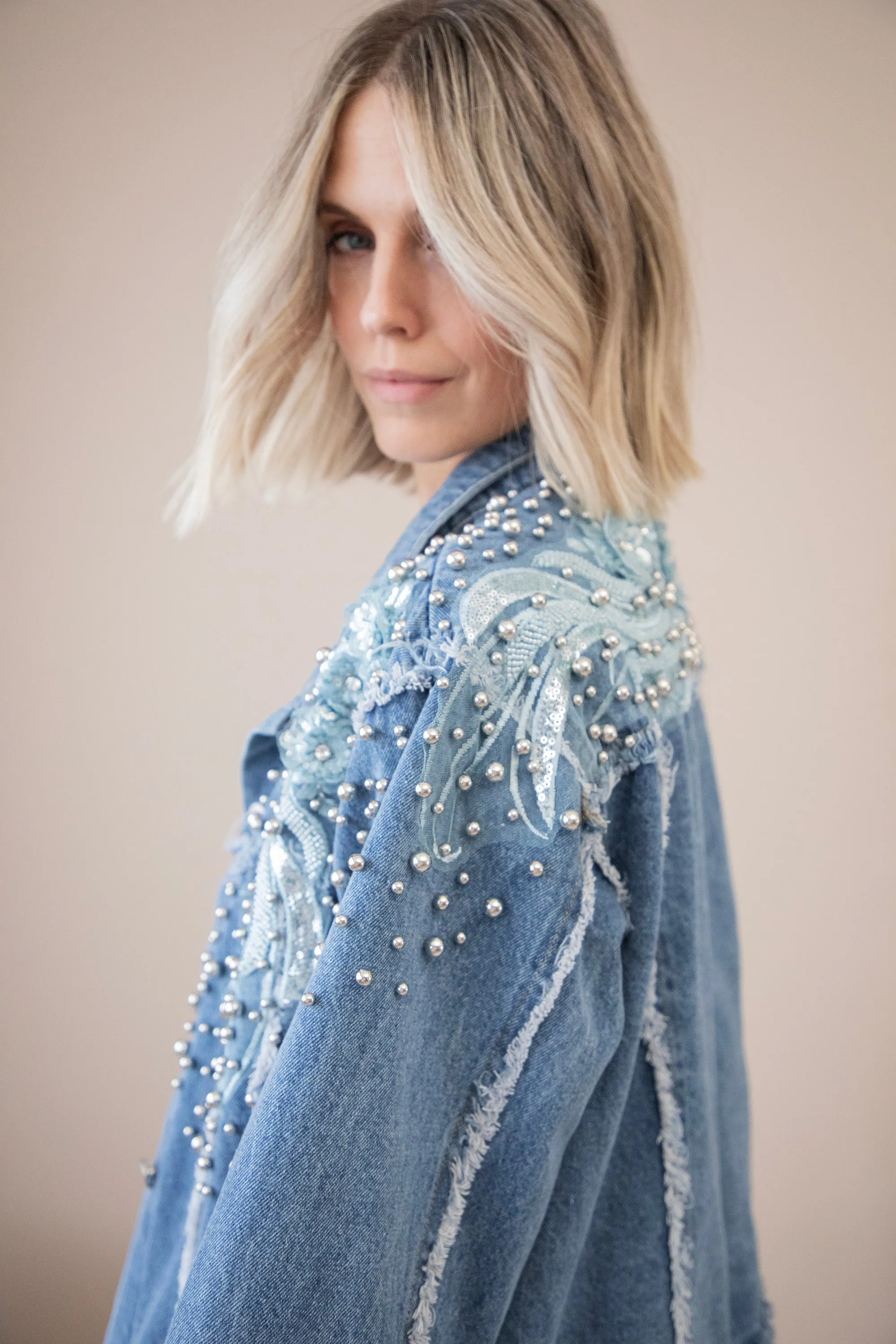 Sophia Pearl Blue - Jacket