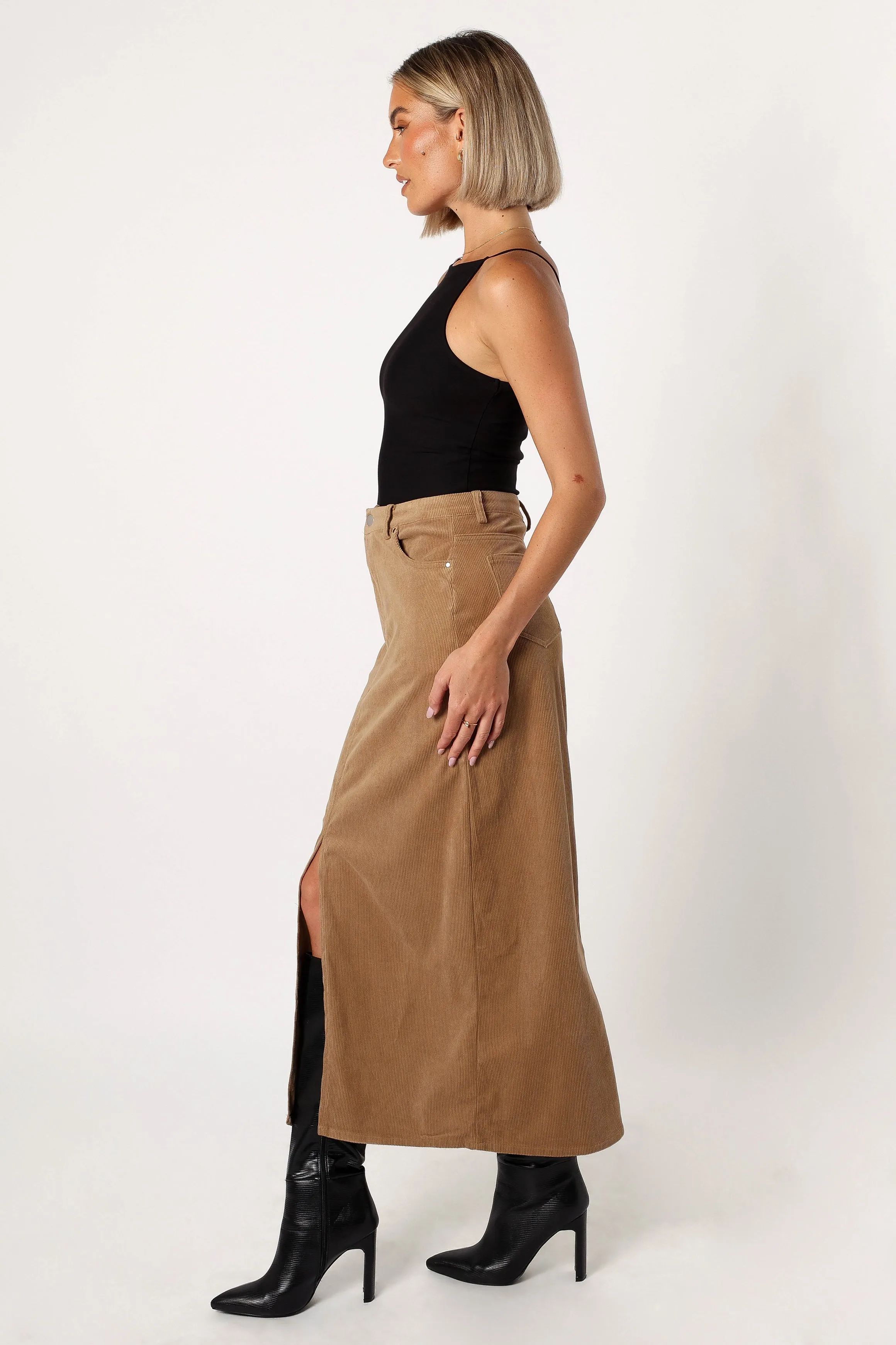 Ulla Midi Skirt - Mocha