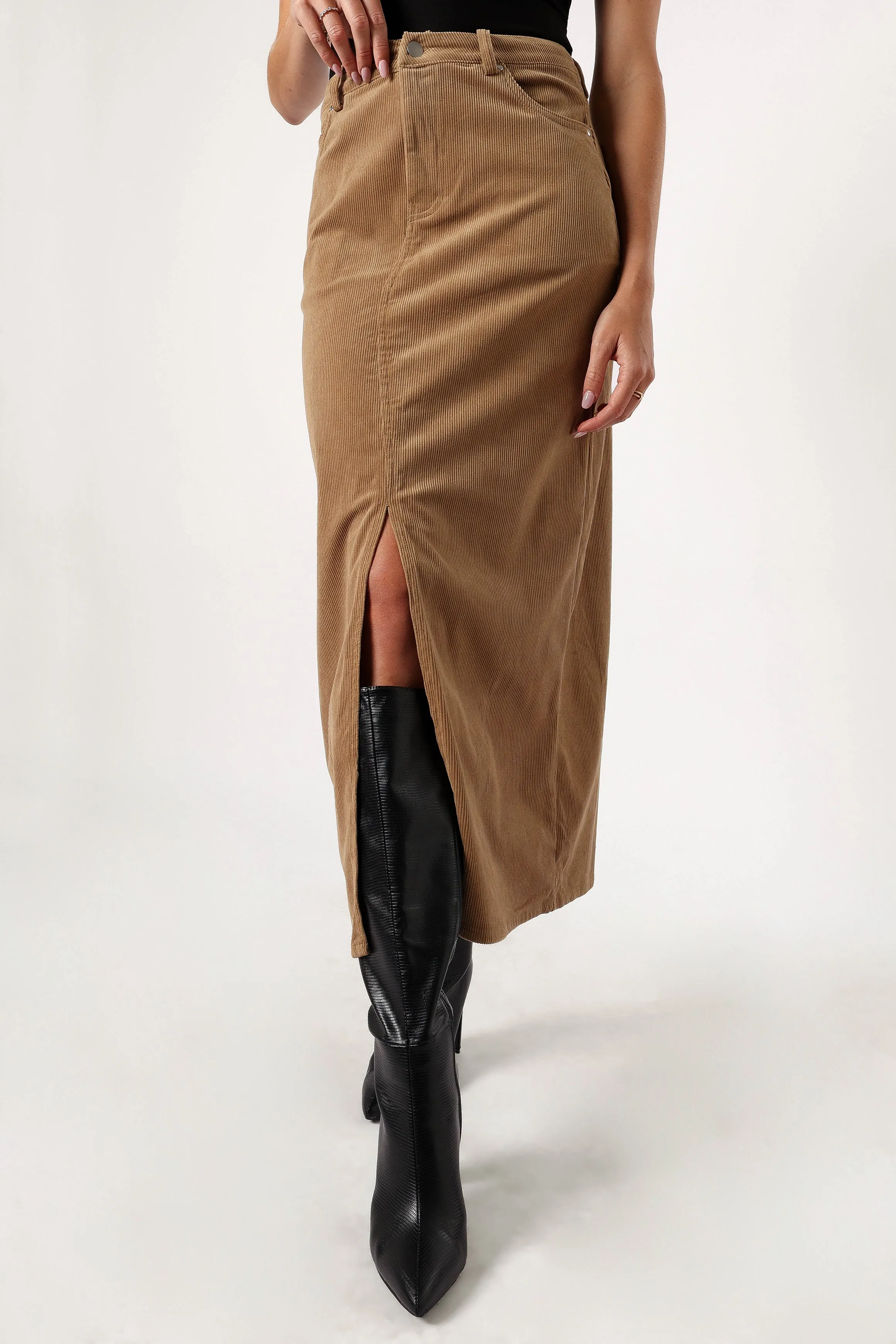 Ulla Midi Skirt - Mocha