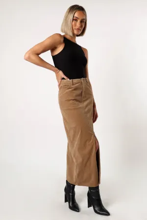 Ulla Midi Skirt - Mocha