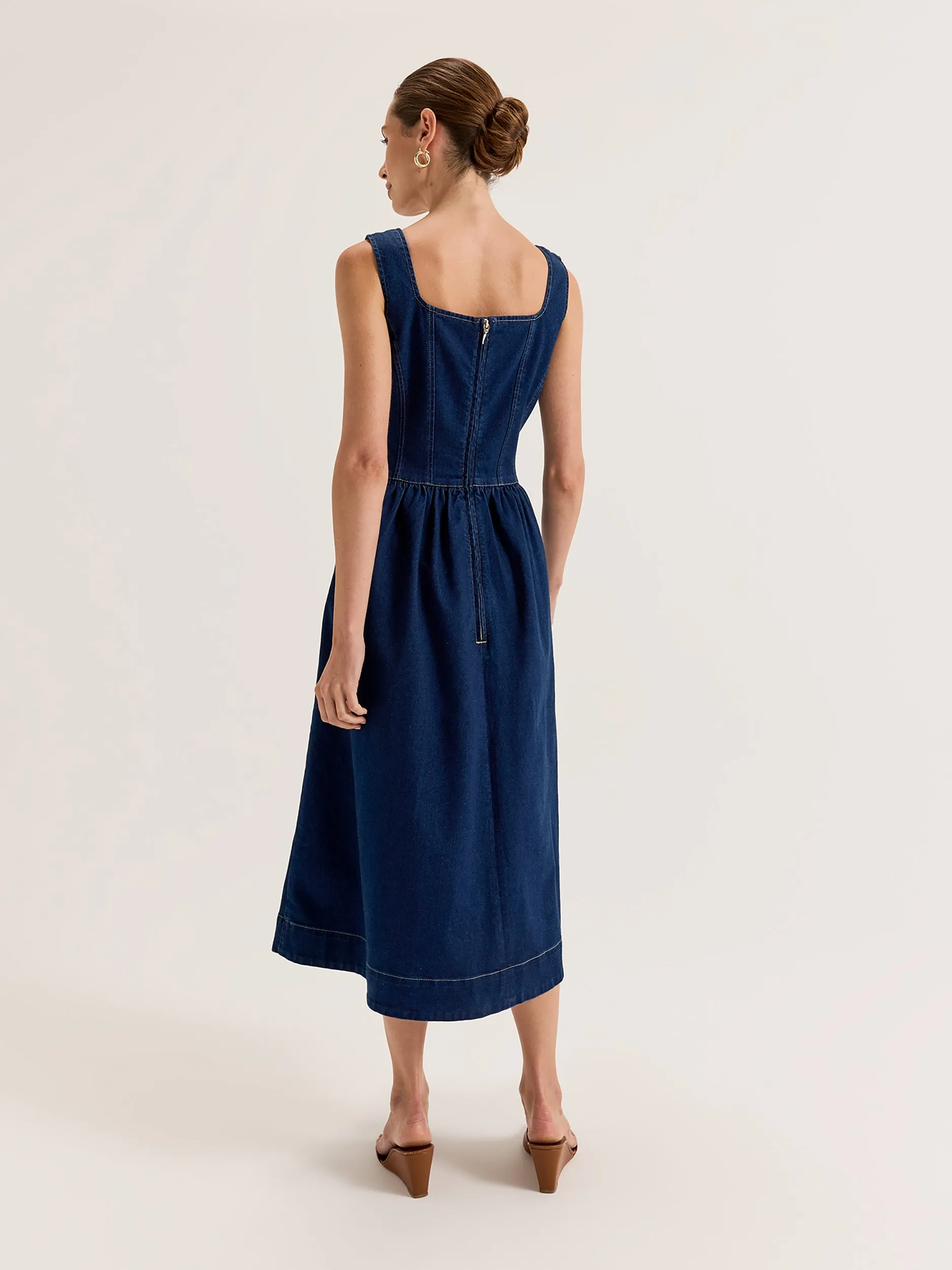 Uptown Denim Dress