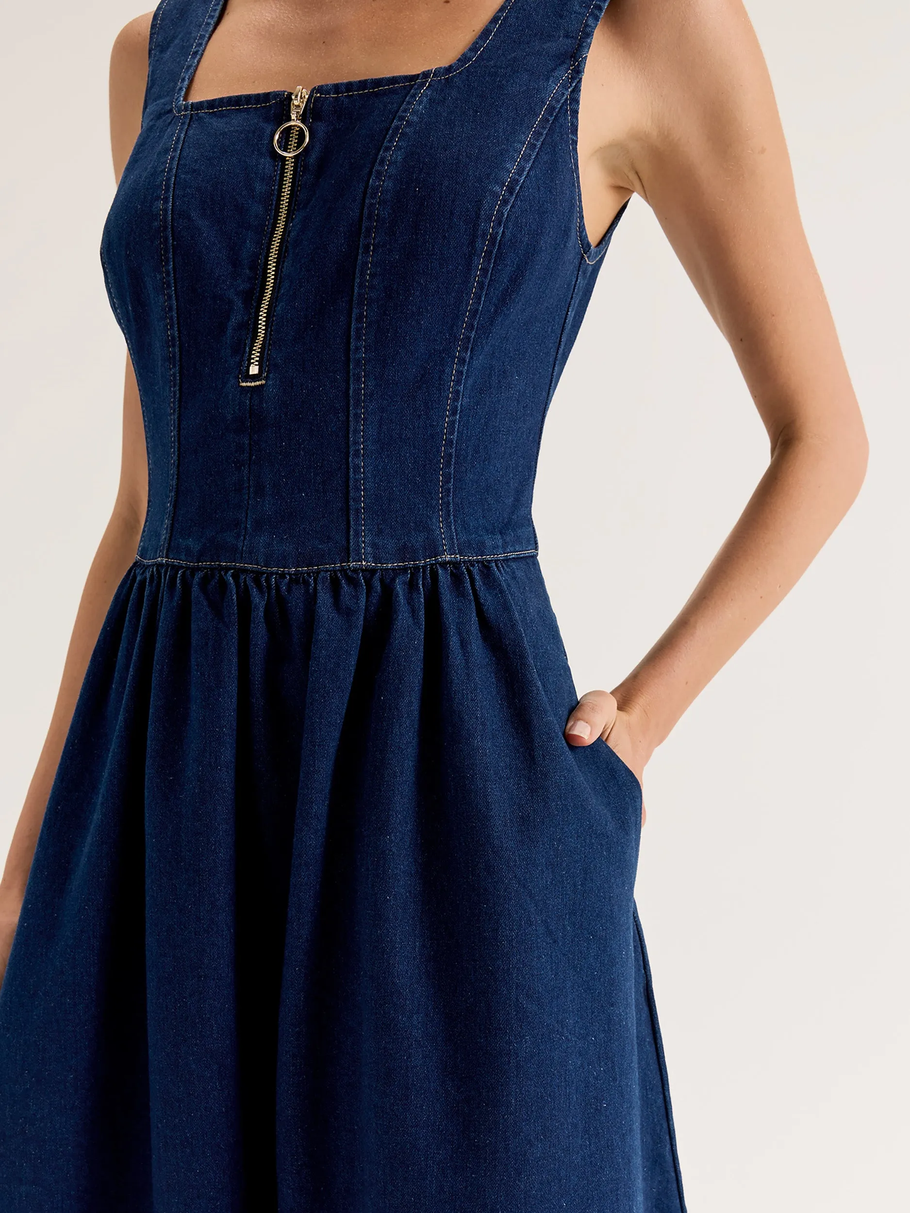 Uptown Denim Dress