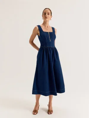 Uptown Denim Dress