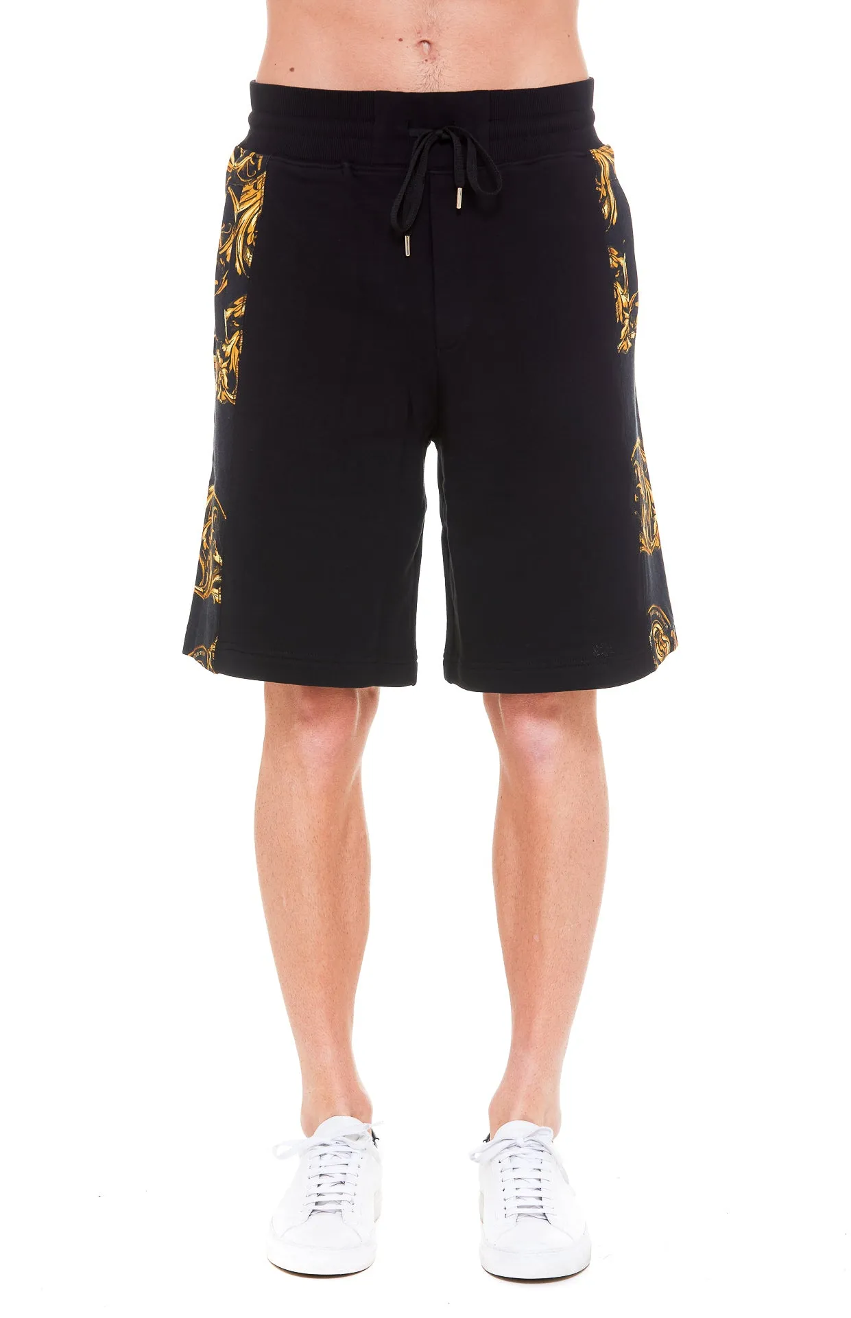 Versace Jeans Couture Barocco Printed Panelled Shorts