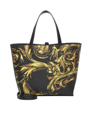 Versace Jeans Couture Baroque Printed Top Handle Bag