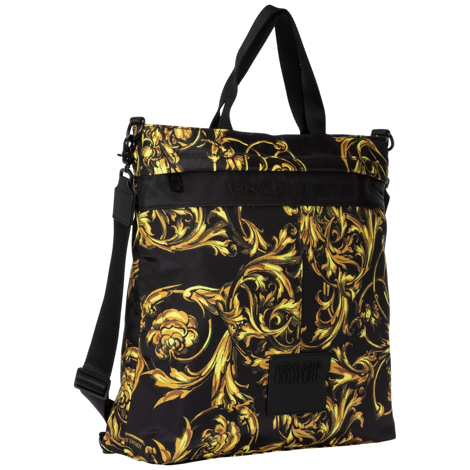 Versace Jeans Couture Baroque Printed Tote Bag