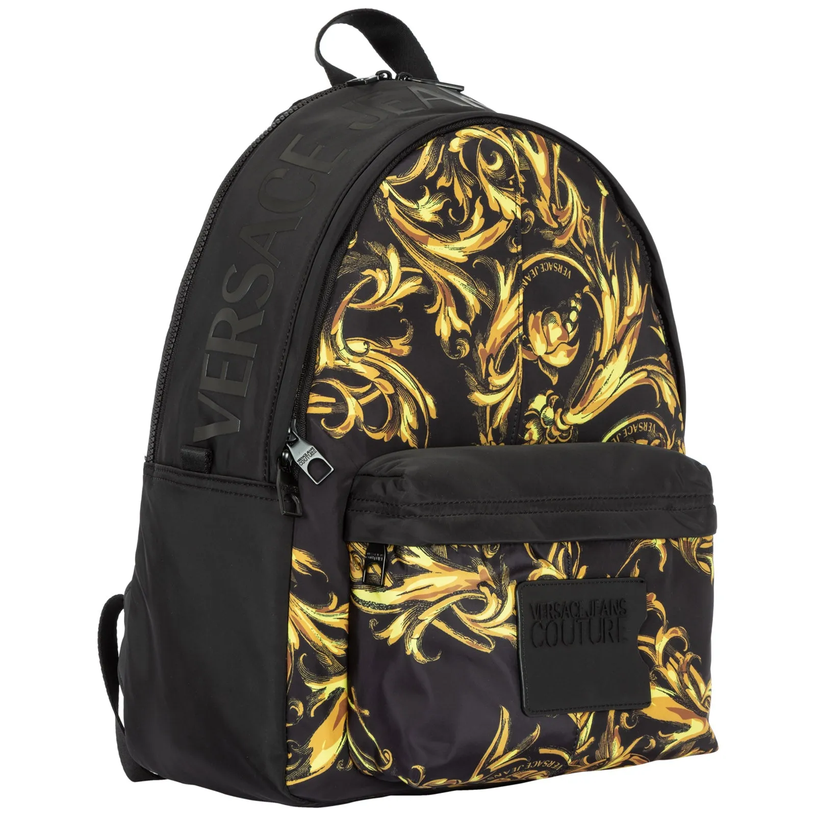 Versace Jeans Couture Baroque-Printed Zipped Backpack