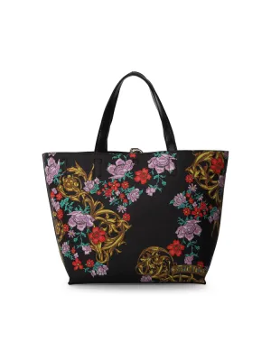 Versace Jeans Couture Floral Printed Tote Bag