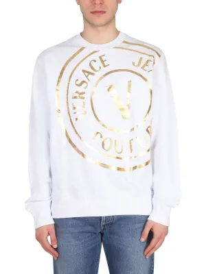Versace Jeans Couture Logo Printed Crewneck Sweatshirt