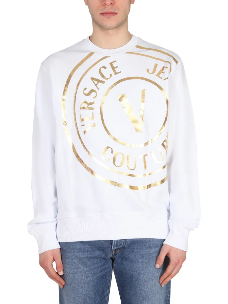 Versace Jeans Couture Logo Printed Crewneck Sweatshirt