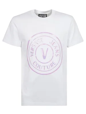 Versace Jeans Couture Logo Printed Crewneck T-Shirt