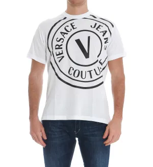 Versace Jeans Couture Logo Printed Crewneck T-Shirt
