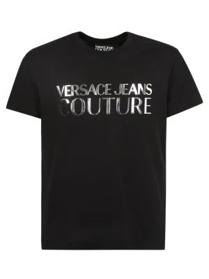 Versace Jeans Couture Logo Printed Crewneck T-Shirt