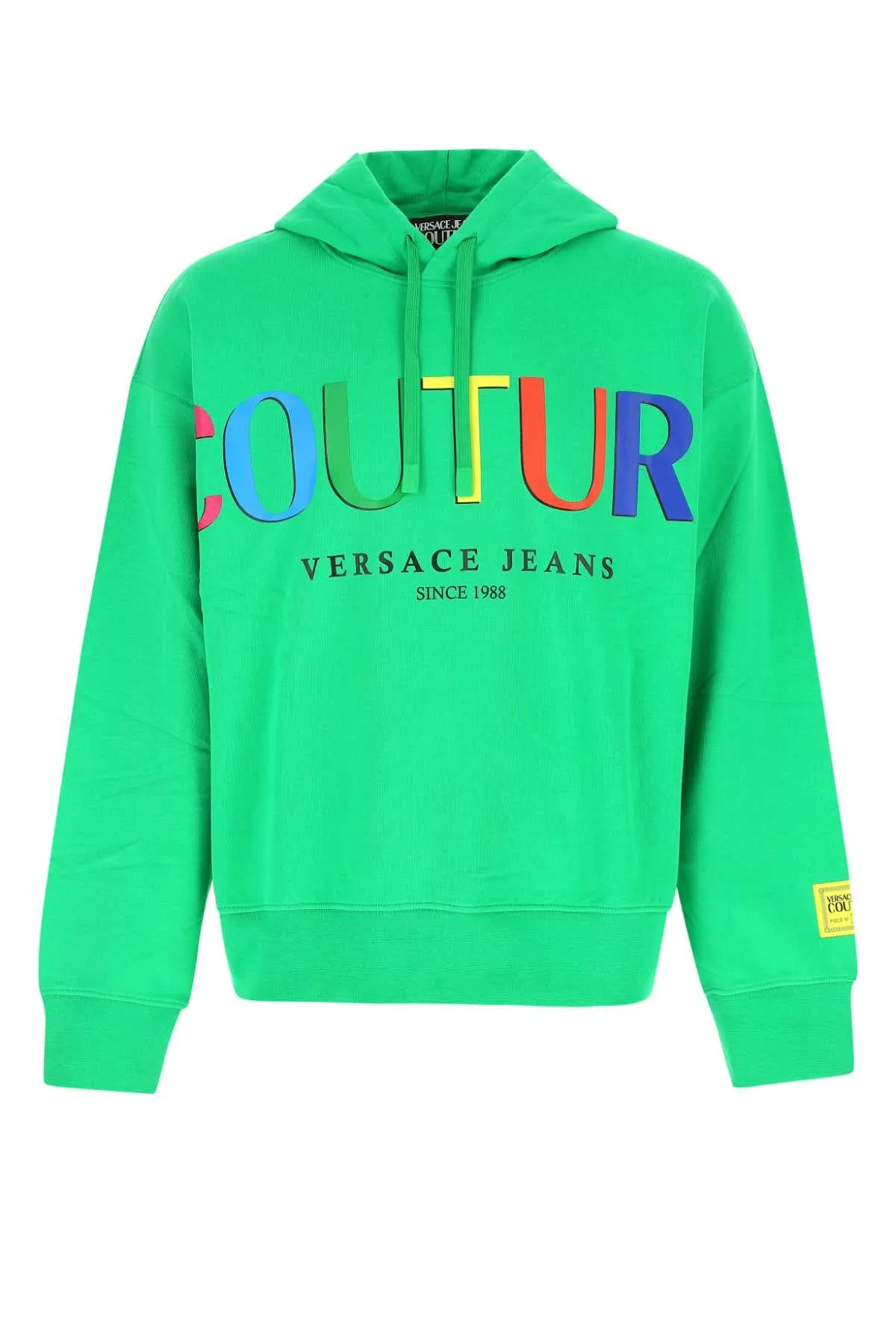 Versace Jeans Couture Logo Printed Drawstring Hoodie