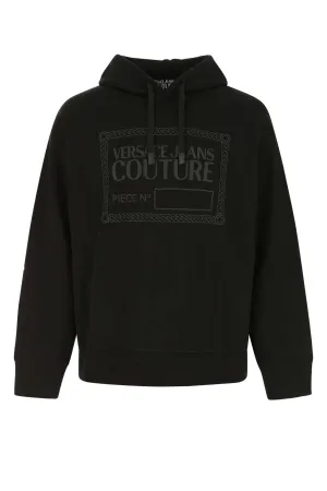 Versace Jeans Couture Logo Printed Drawstring Hoodie