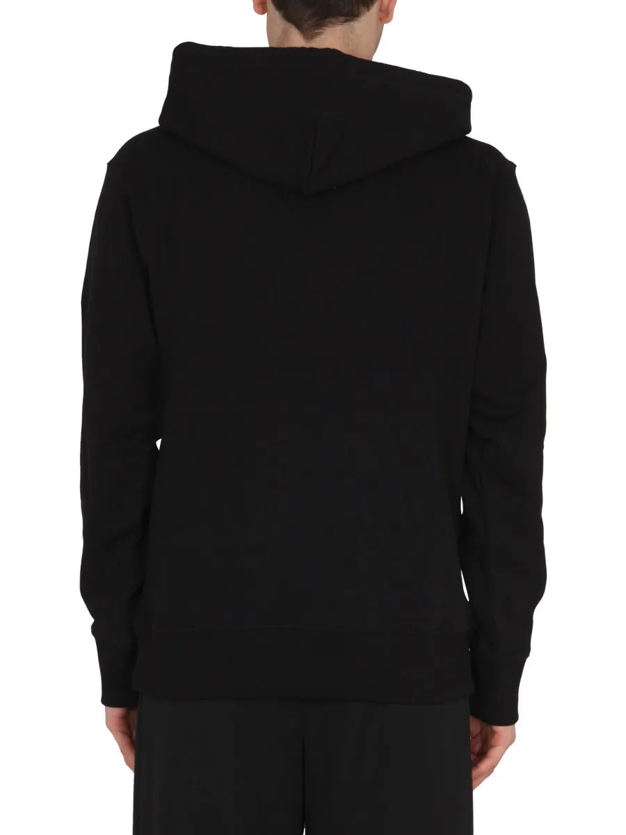 Versace Jeans Couture Logo Printed Drawstring Hoodie